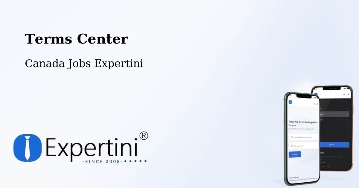 Terms Center - Canada Jobs Expertini